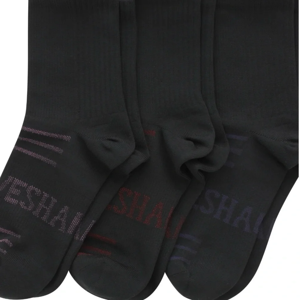2 Hanes Moves Seamless Stretch Women Mid Crew Sock, 3-Pack Shoe Size 5-9